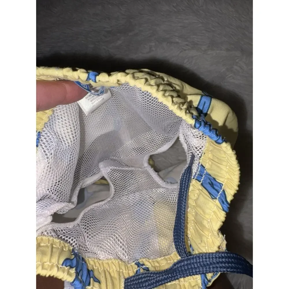 Rugged Butts Boys 6-12 Mo. Yellow Shark Swim Trunks. Cute, Exc. Cond.